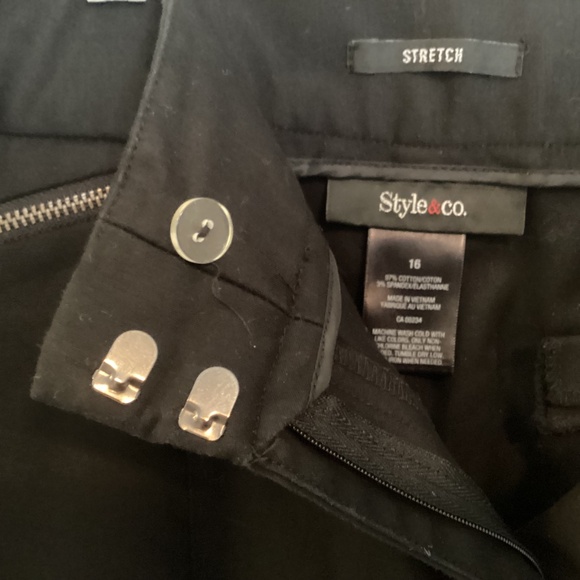 Black cotton pants - Picture 2 of 2